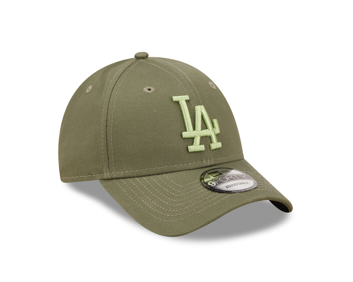 Los Angeles Dodgers 9Forty Cap League Essentials - Olive/Light Green
