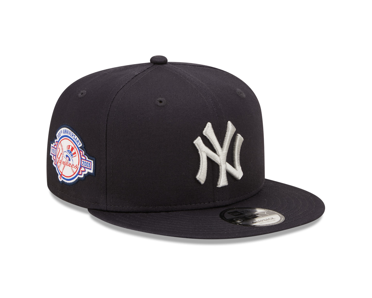 New York Yankees Team Side Patch 9Fifty Snapback - Navy/Grey