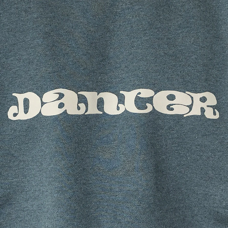 Dancer 70's Logo Dark Teal Crew Neck