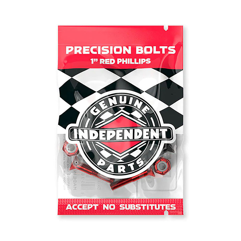 Independent Hardware Sort/ rød 7/8 / 1.inch Phillips/ stjerne 8 stk