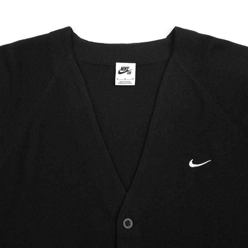 Nike SB Skate Cardigan V-Neck Black