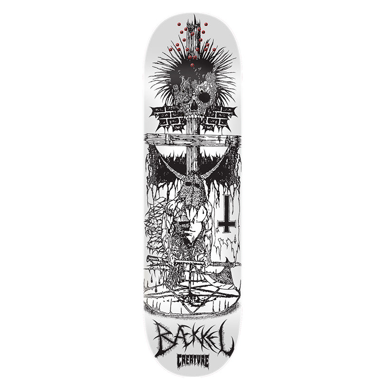 Creature Pro Kevin Baekkel BLKMTL UV-activated 8.6in deck