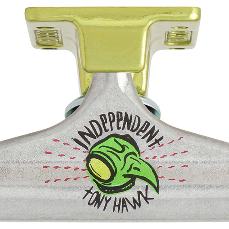 Independent Pro Tony Hawk Transmission Silver Green Forged Hollow 139/ 149 truck