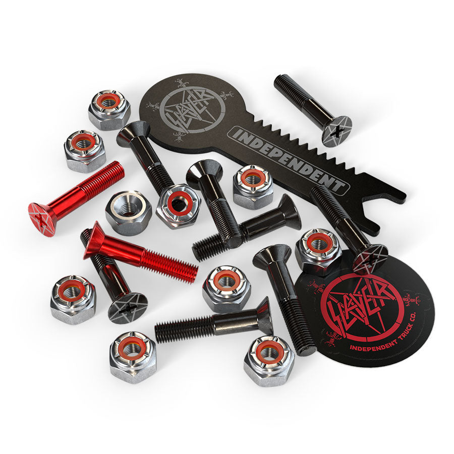 Independent X SLAYER Hardware 8xBlack 2xRed 7/8.inch Phillips/ stjerne 10 stk Med Værktøj