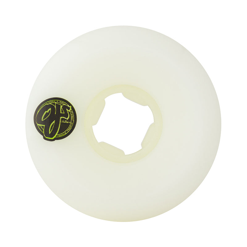 OJ Team Line Original White Yellow/Green Hardline 54mm 99a wheels