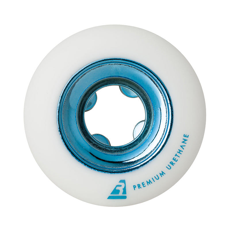 Ricta Chrome Core White Teal Slim 53/54mm 99a wheels