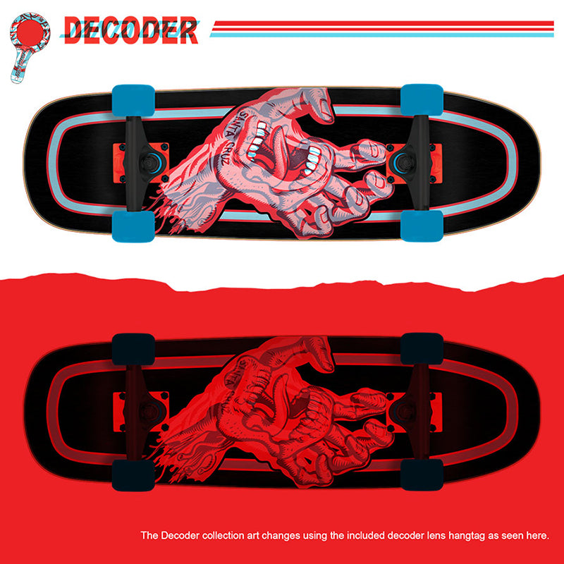 Santa Cruz Decoder Hand Shaped Cruzer 9.51in