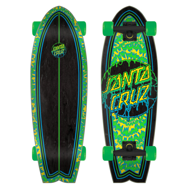 Santa Cruz Toxic Dot Shark Cruizer 8.8in