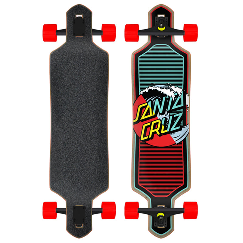 Santa Cruz Wave Dot Splice Drop Thru Cruizer 9.0in