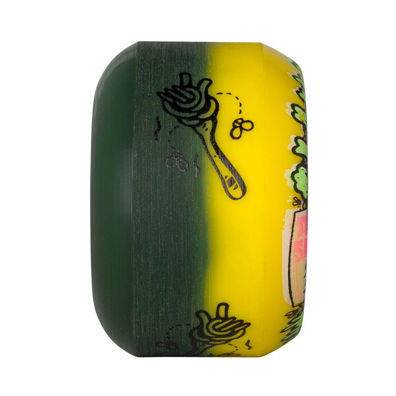 Slime Balls Double Take Cafe Vomit Mini Yellow Black 53mm 95a wheels