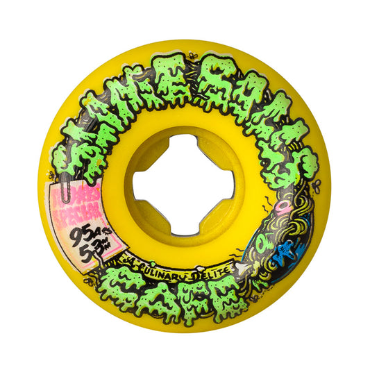 Slime Balls Double Take Cafe Vomit Mini Yellow Black 53mm 95a wheels