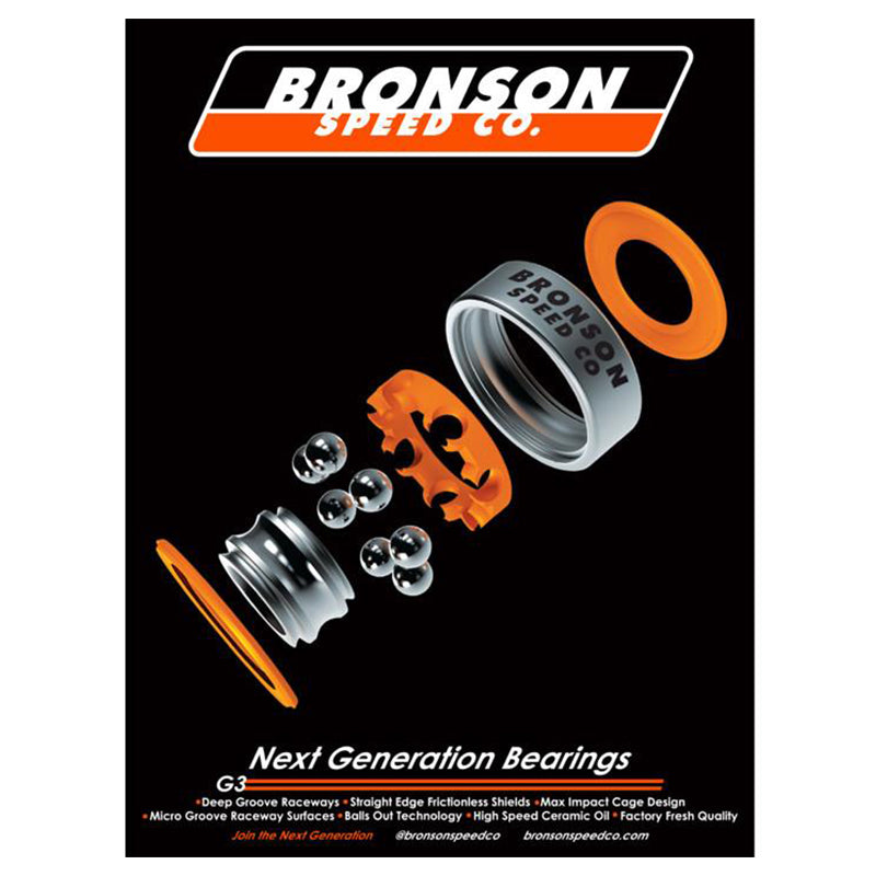 Bronson Raw Speed Bearings
