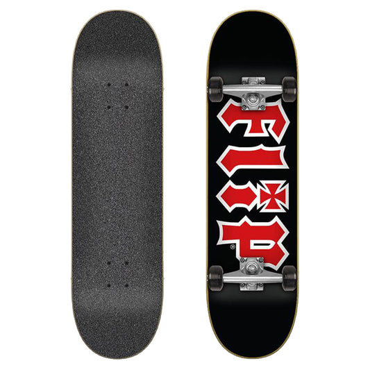 Flip HKD Black 8.0in (Age 10-14) Complete deck