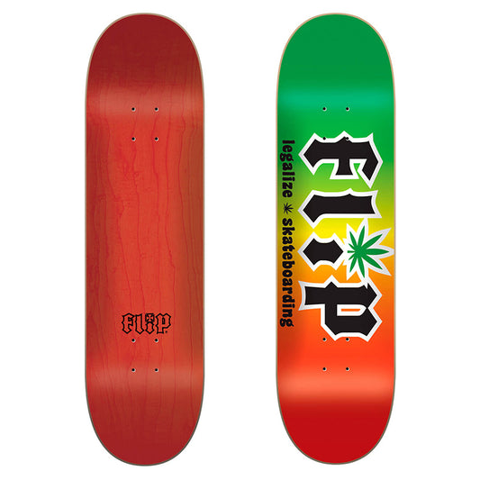 Flip HKD Legalize Rasta 8.25in deck