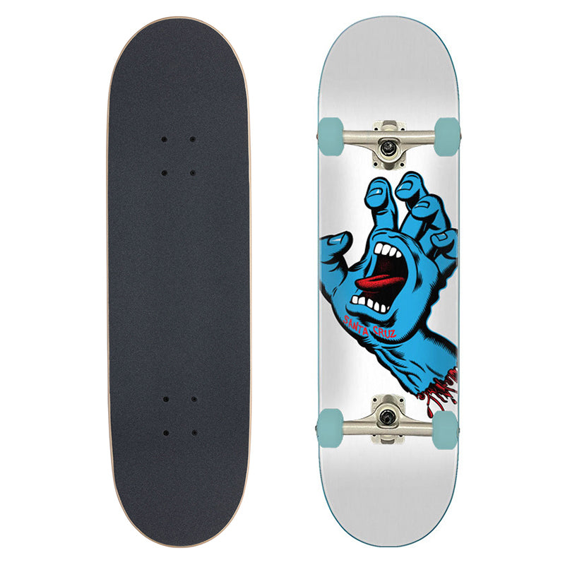 Santa Cruz Complete Screaming Hand White 8.25in (Age 14-16+)