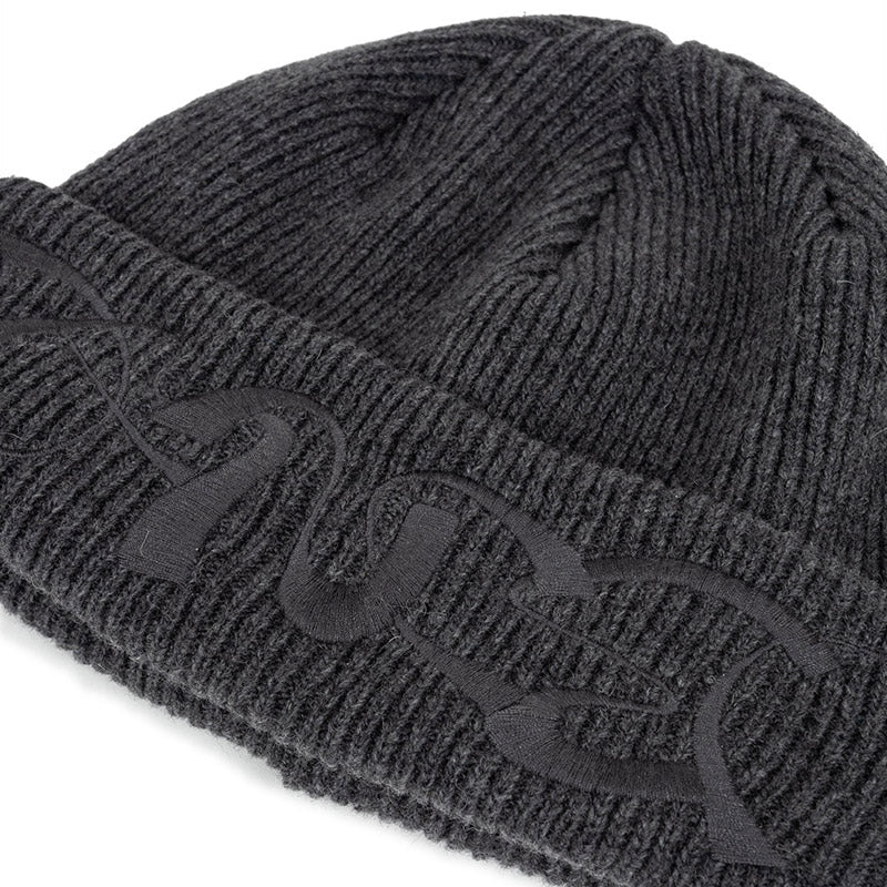 Dancer Triple Logo Charcoal Beanie