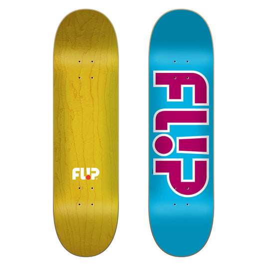 Flip Team Outlined Light Blue 8.13in deck