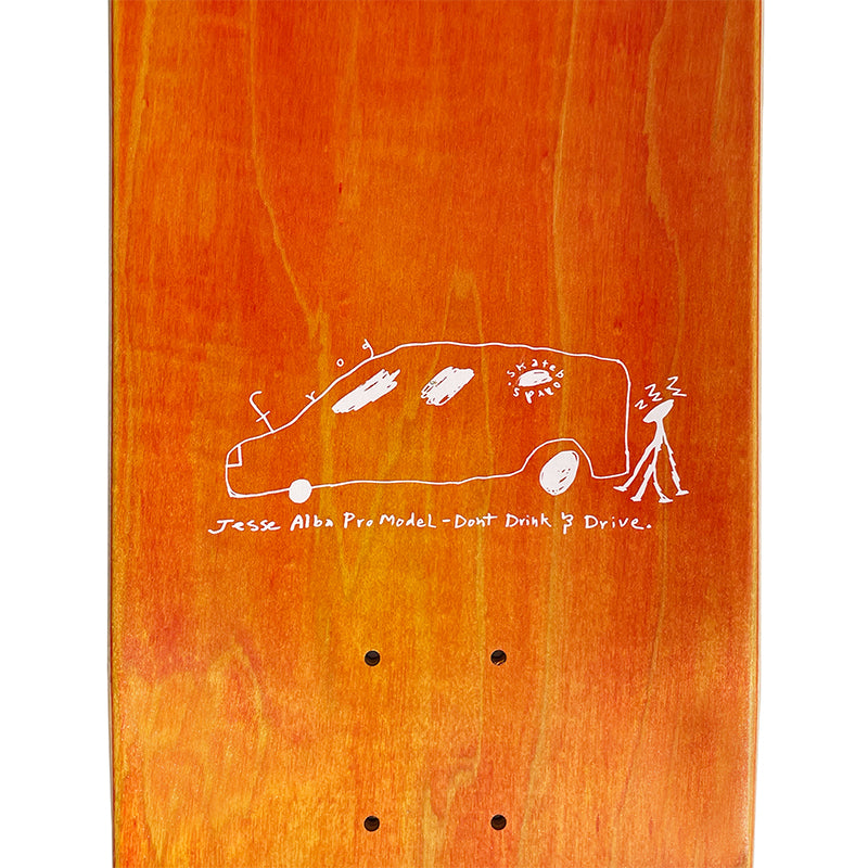 Frog Jesse Alba Red Eye 8.25in deck