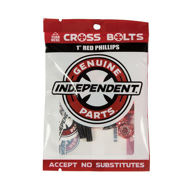 Independent Hardware Sort/ rød 7/8 / 1.inch Phillips/ stjerne 8 stk