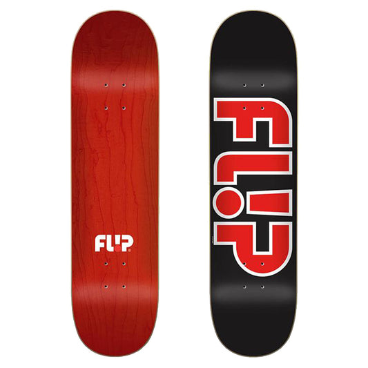 Flip Team Outlined Black 8.5in deck