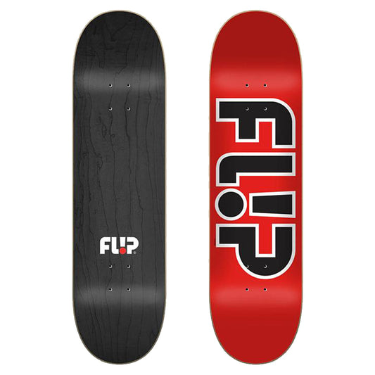 Flip Team Outlined Red 8.0in deck