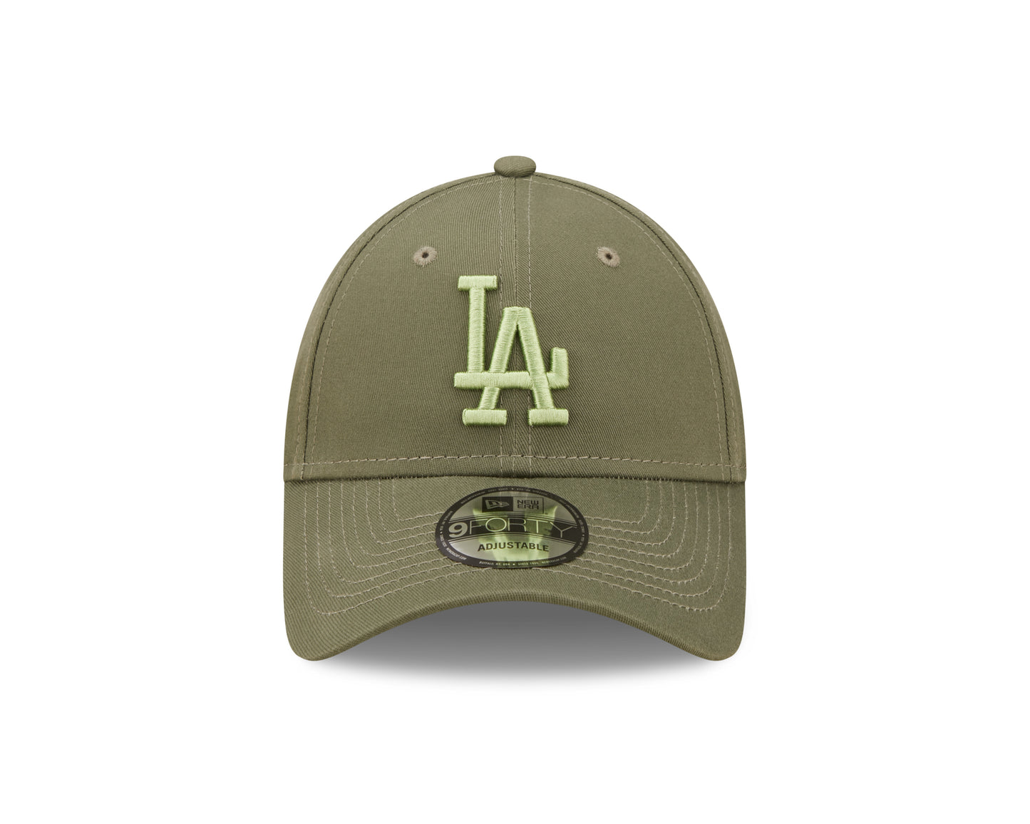 Los Angeles Dodgers 9Forty Cap League Essentials - Olive/Light Green