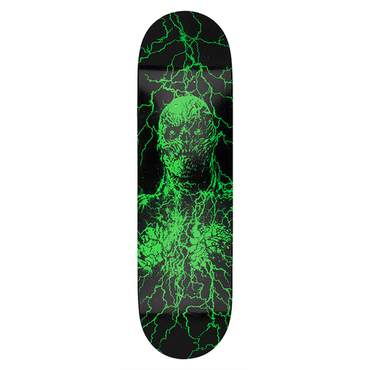 Santa Cruz X Stranger Things glow in the dark Vecna 8.5in deck