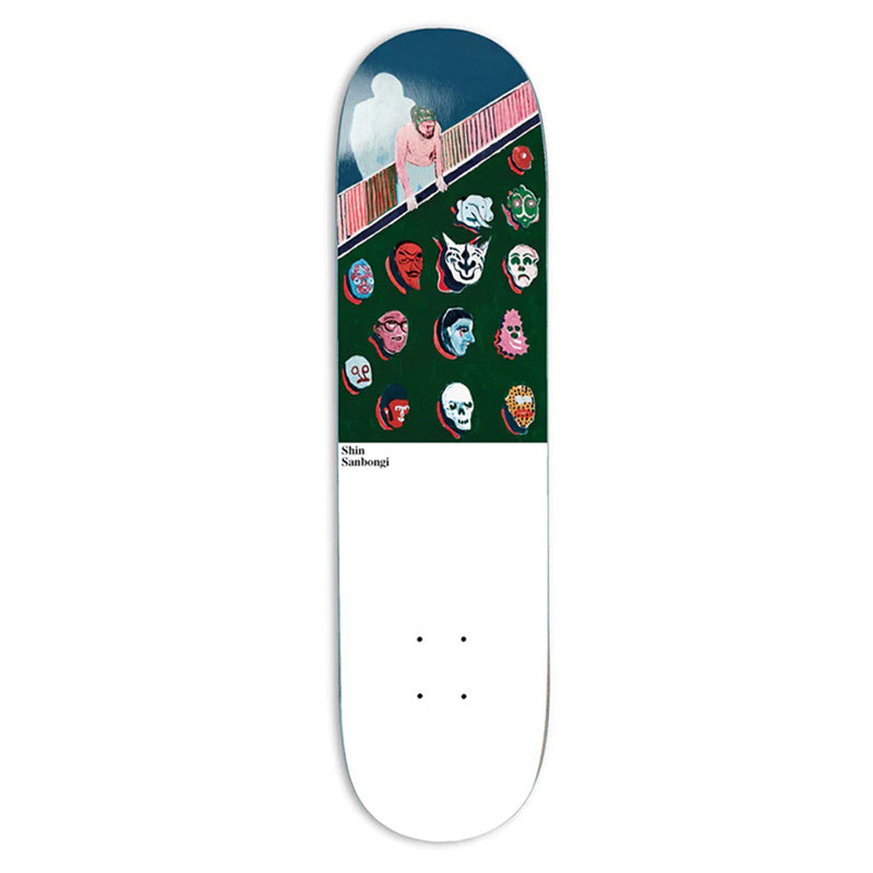 Polar Skate Co Pro Shin Sanbongi Throphy Heads 8.125in deck