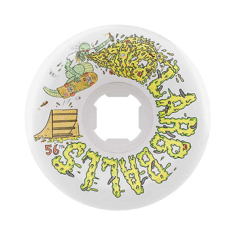 Slime Balls Guest Sam Hitz Larb Balls White Full Combo 56mm 99a wheels