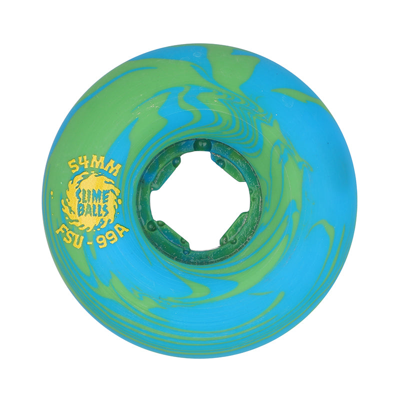 Slime Balls Pro Greyson Fletcher Guest Chubbies Green Blue Swirl 54mm 99a wheels