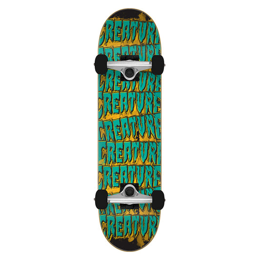 Creature Logo Spill Mini 7.75in (Age 6-10) Complete deck