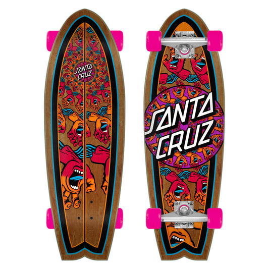 Santa Cruz Mandala Hand Shark Cruizer 8.8in