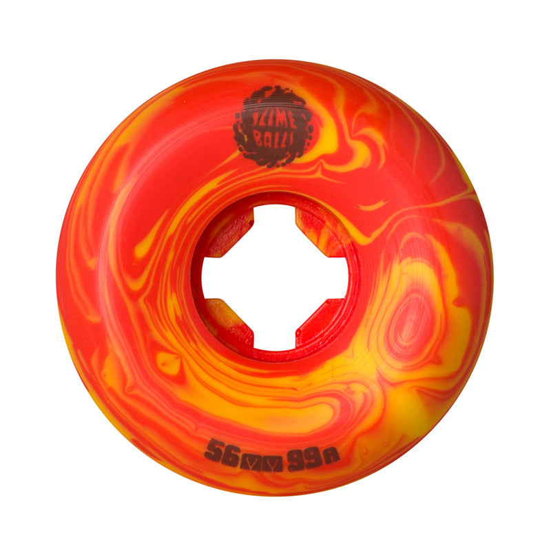 Slime Balls Jeremy Fish Burger Red Yellow Swirl 56mm 99a wheels